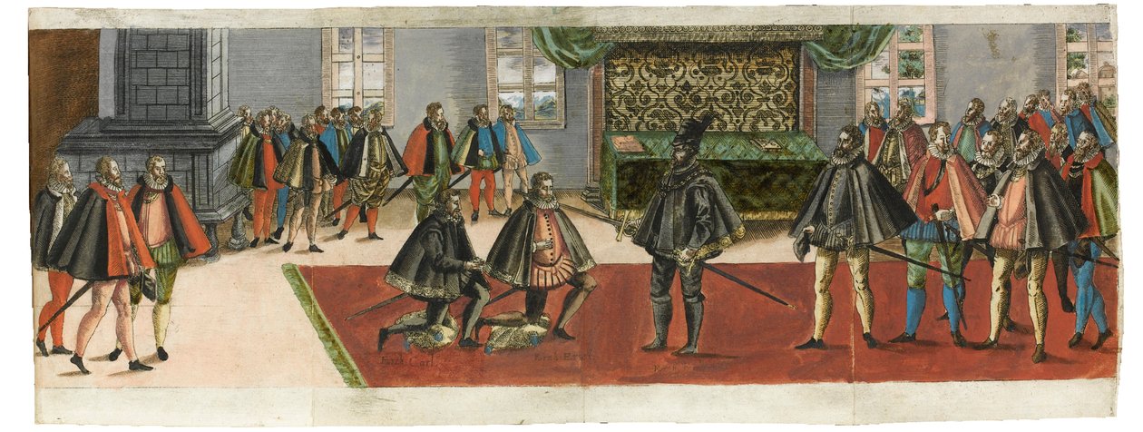 Un adoubement. De la description ordinaire avec quelles cérémonies..., 1587 - Boys
