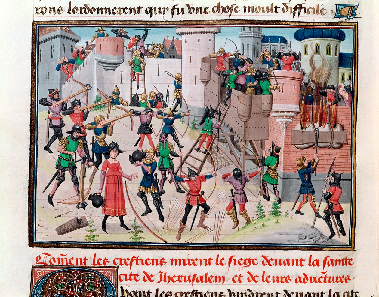 Le Siège de Jérusalem par les Chrétiens lors d