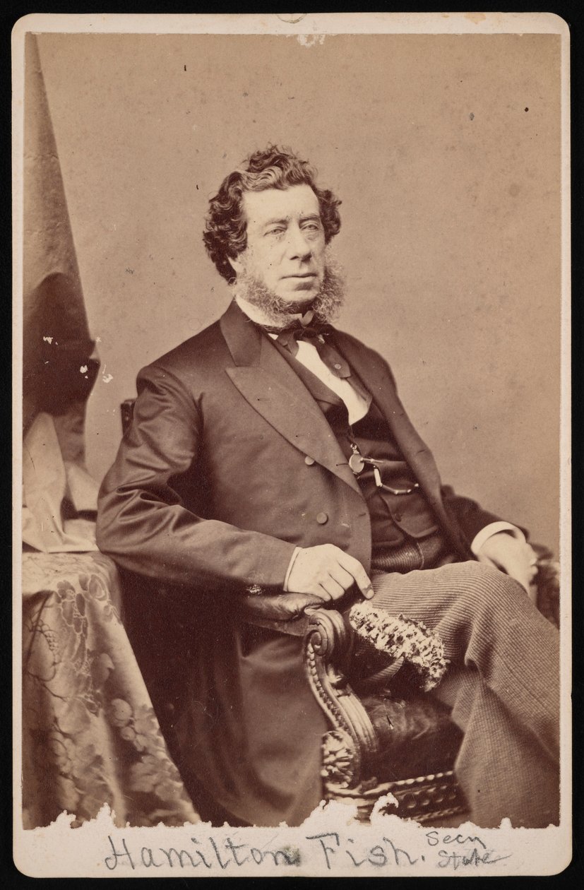 Portrait de Hamilton Fish 1808-1893, avant 1893 - Brady