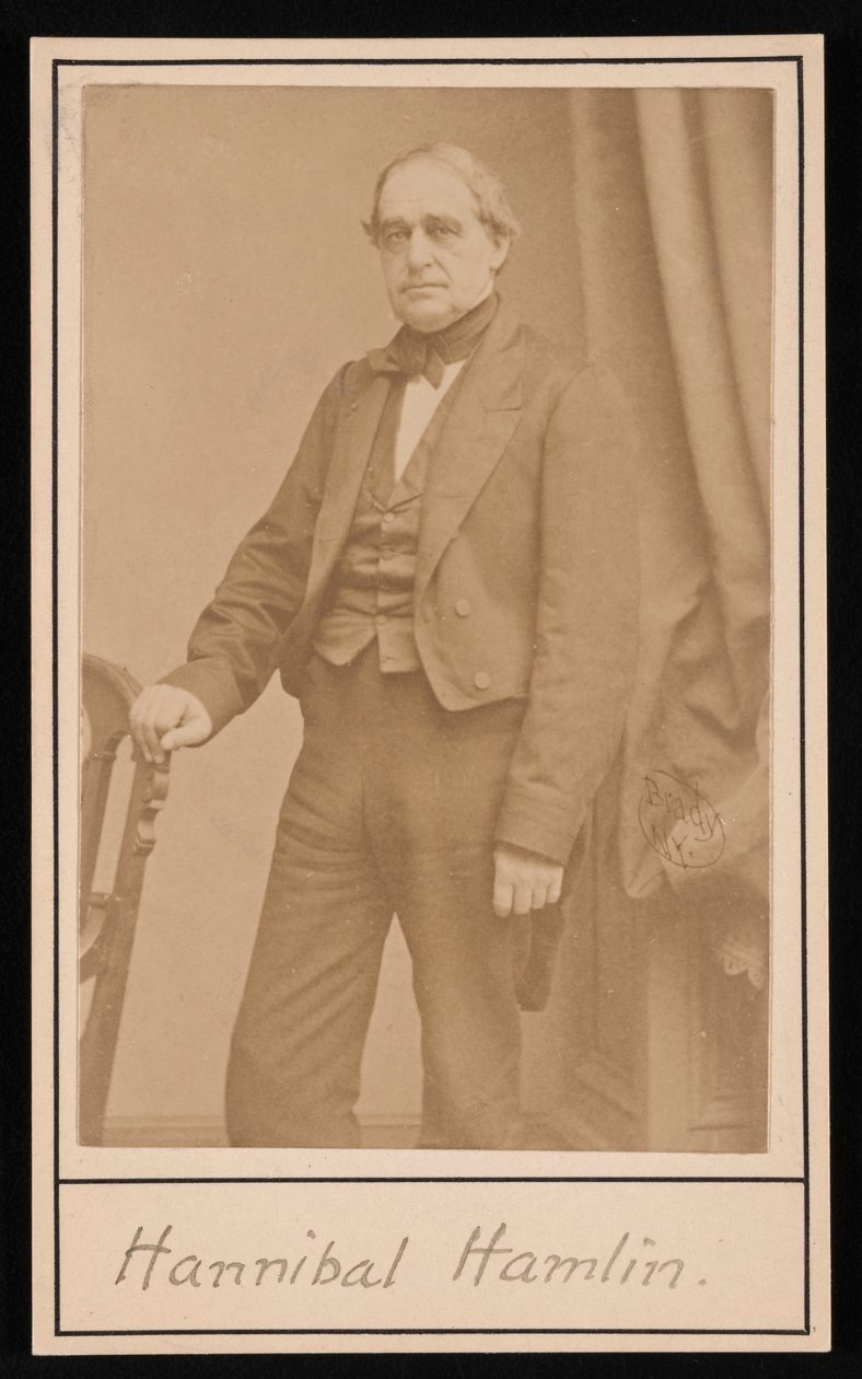 Portrait de Hannibal Hamlin, 1857 - Brady