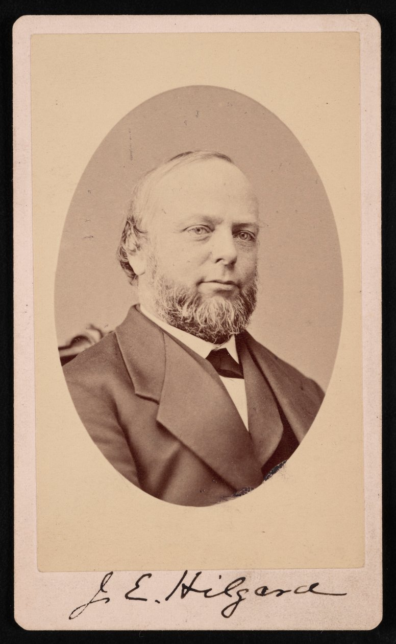 Portrait de Julius Erasmus Hilgard 1825-1891, 1875 - Brady