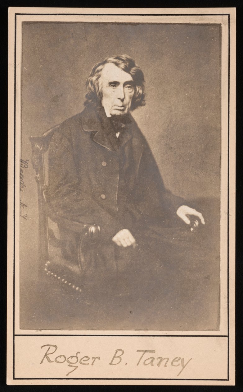 Portrait de Roger Brooke Taney 1777-1864, avant 1864 - Brady