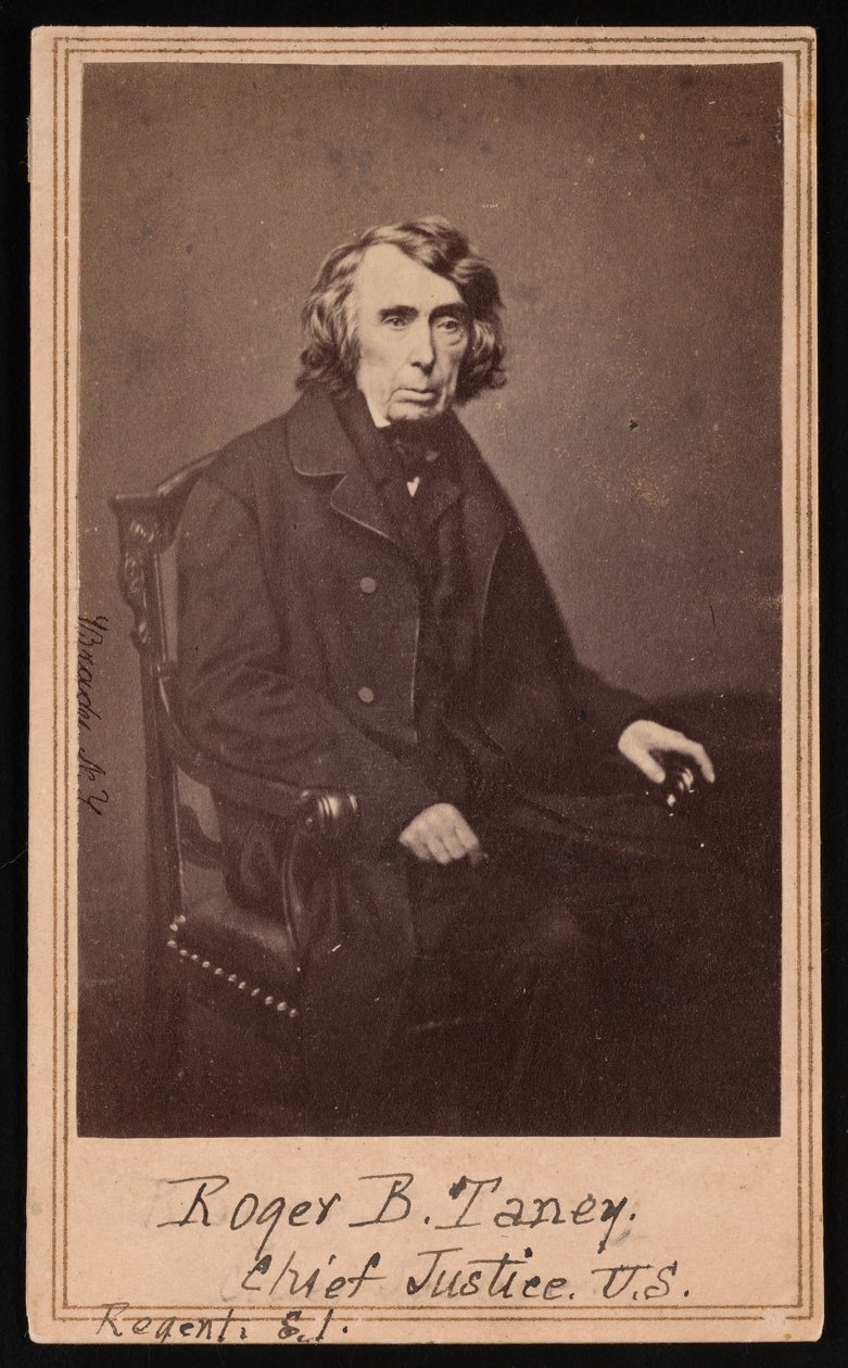 Portrait de Roger Brooke Taney, avant 1864 - Brady