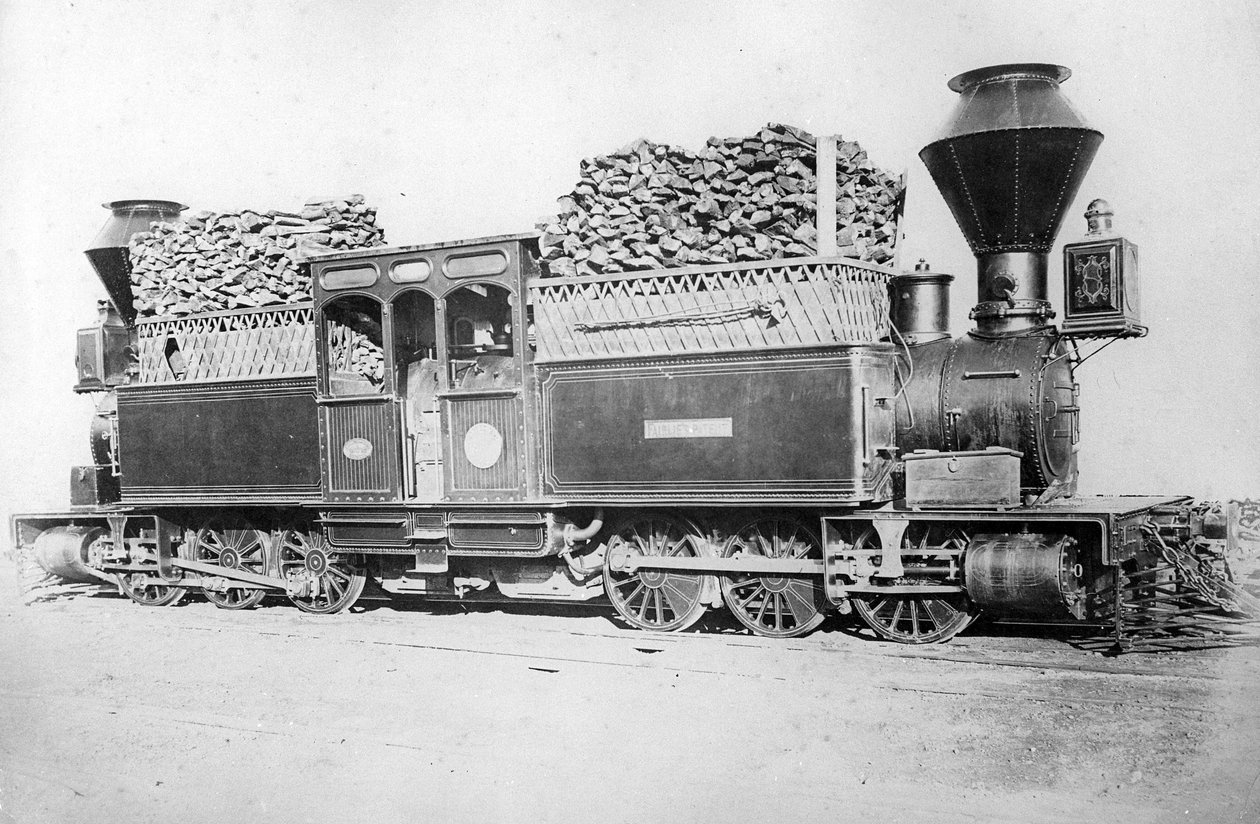 Une locomotive Double Fairlie, vers 1870 - British Photographer