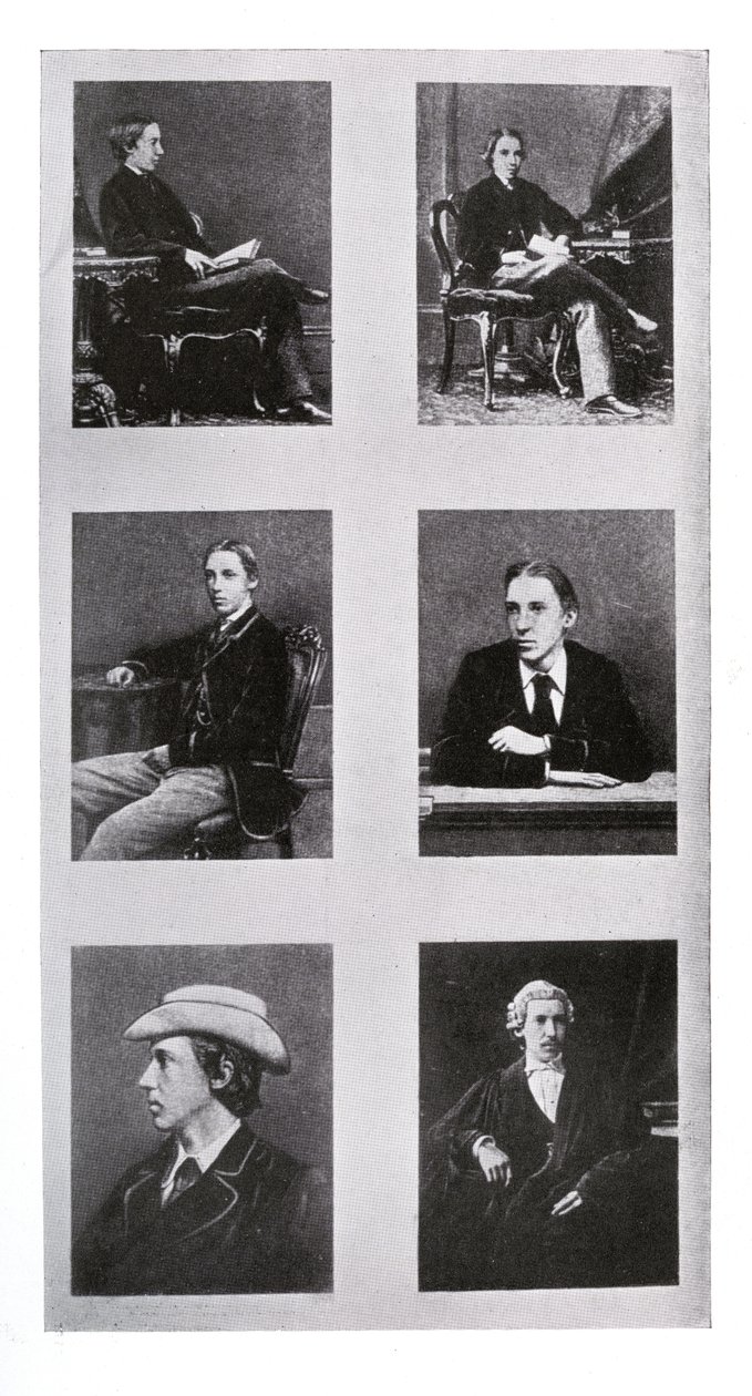 Série de photographies de Robert Louis Stevenson adolescent, jeune homme et avocat - British Photographer