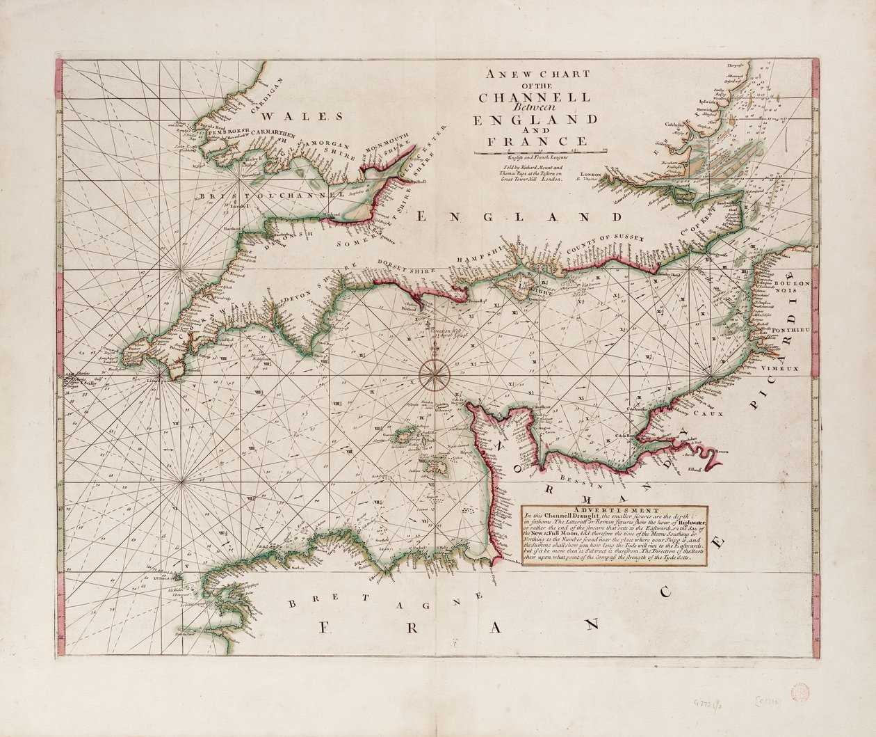 Carte du canal entre l