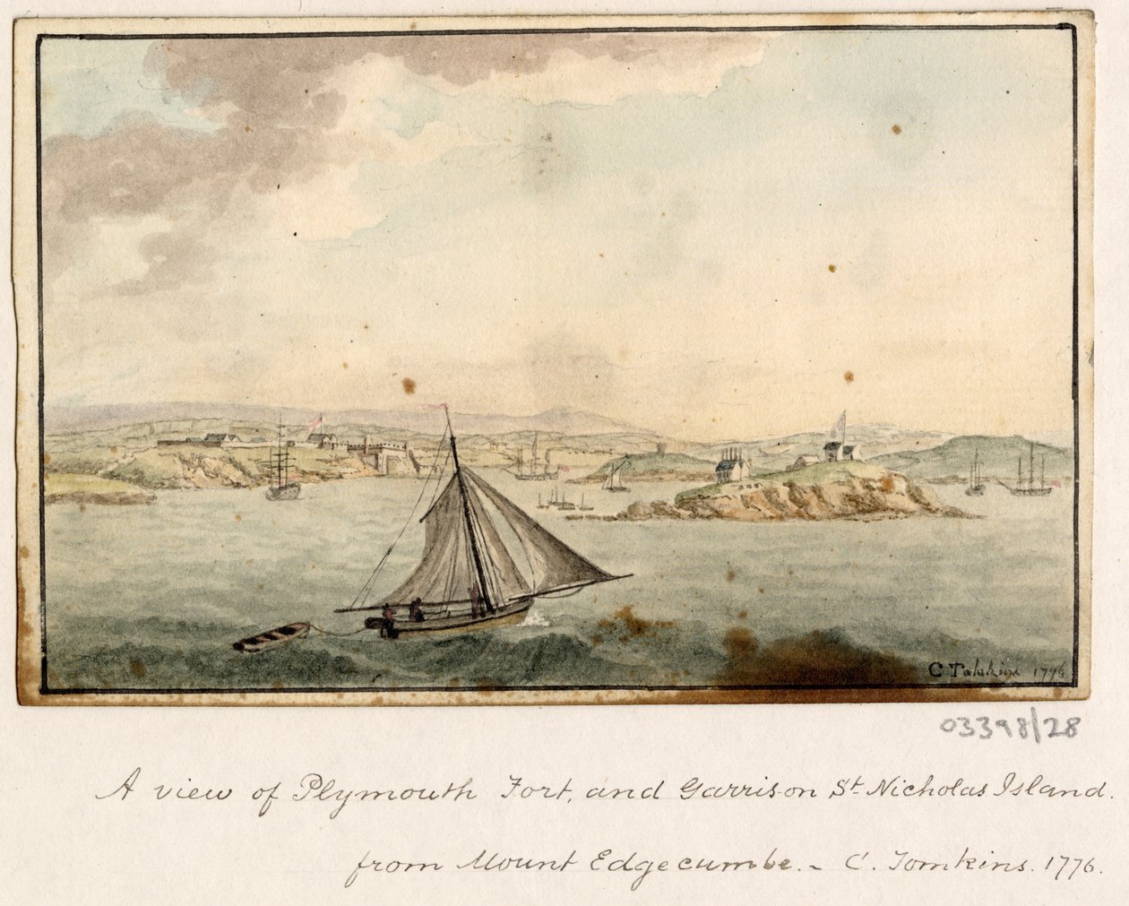 Une série de croquis, vues en Grande-Bretagne, sur le Continent et en Amérique 1772-1778 - British School