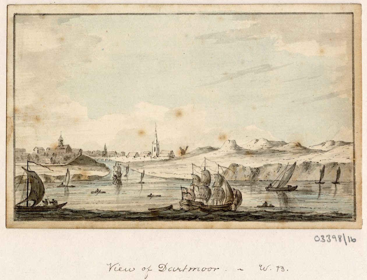 Une série de croquis, vues en Grande-Bretagne, sur le Continent et en Amérique 1772-1778 - British School