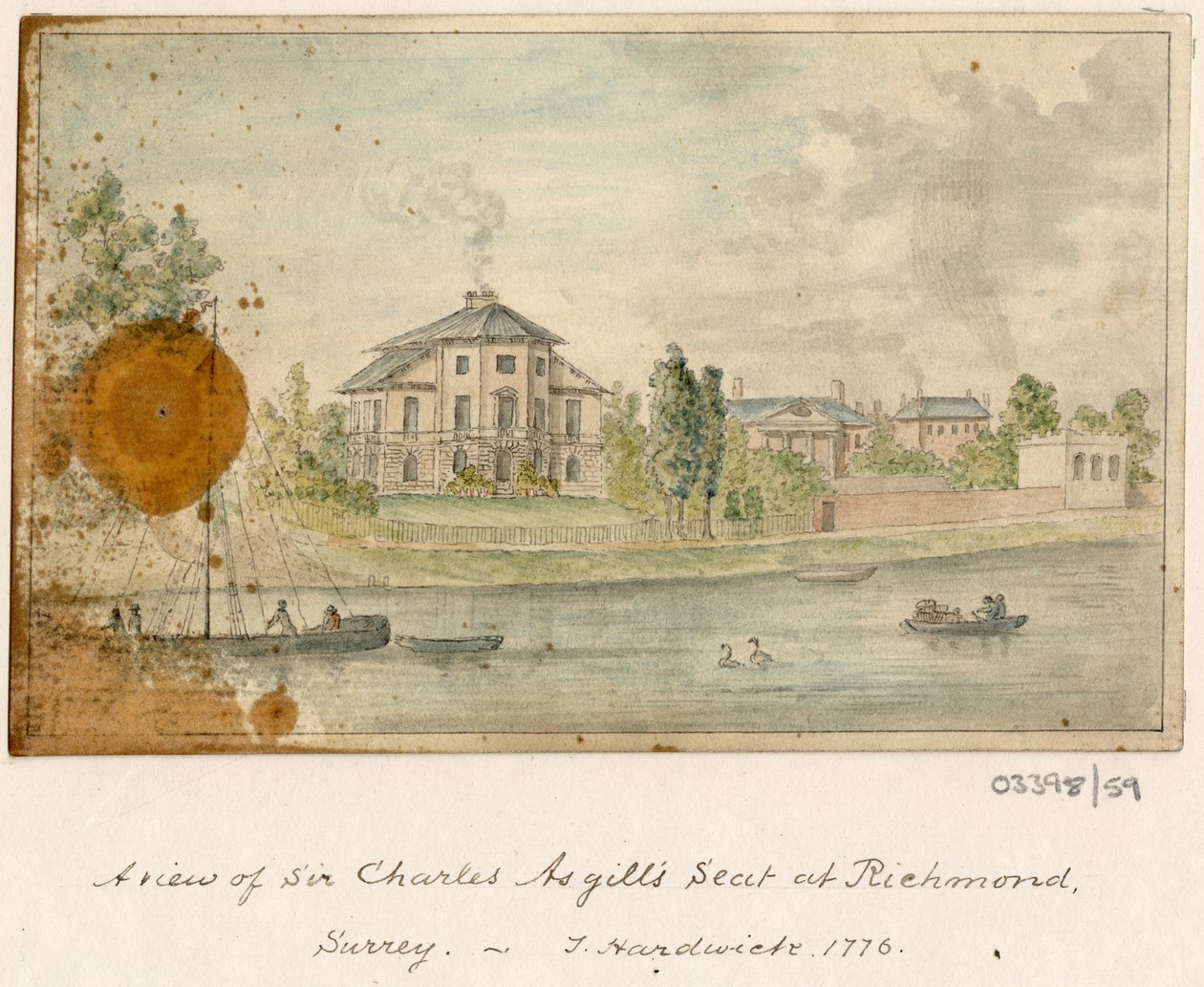 Une série de croquis, vues en Grande-Bretagne, sur le Continent et en Amérique 1772-1778 - British School