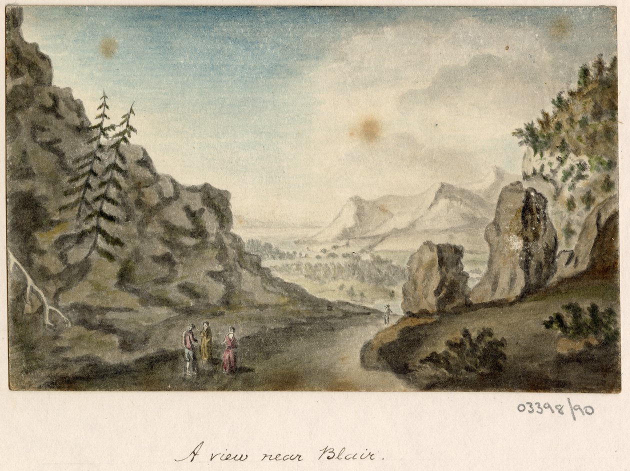 Une série de croquis, vues en Grande-Bretagne, sur le Continent et en Amérique 1772-1778 - British School