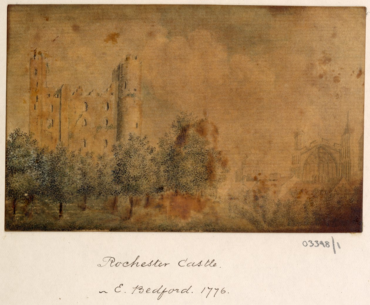 Une série de croquis, vues en Grande-Bretagne, sur le continent et en Amérique 1772-1778 - British School