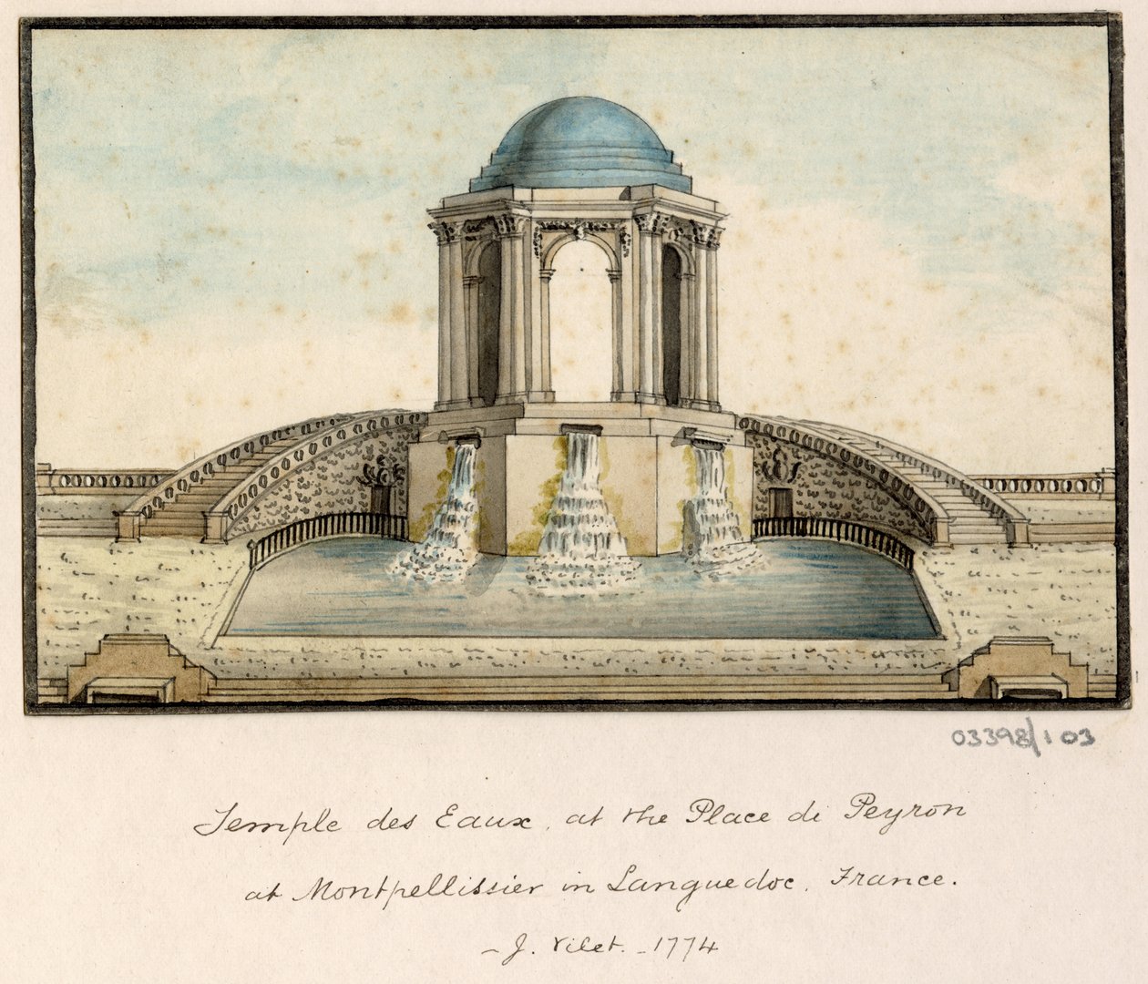 Une série de croquis, vues en Grande-Bretagne, sur le continent et en Amérique 1772-1778 - British School