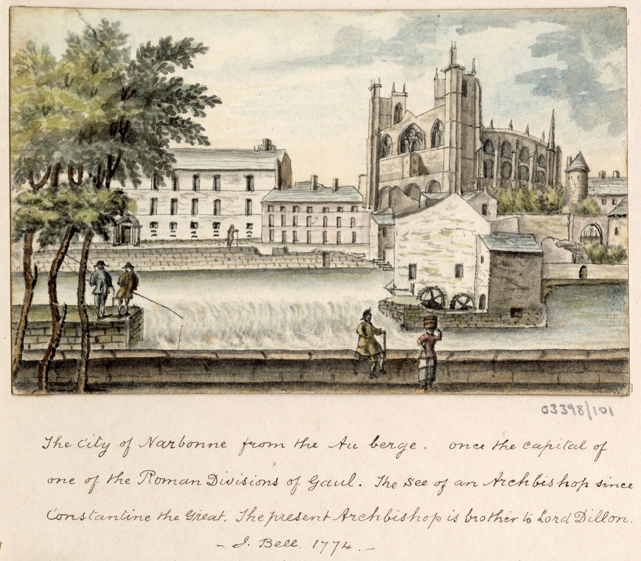 Une série de croquis, vues en Grande-Bretagne, sur le continent et en Amérique 1772-1778 - British School