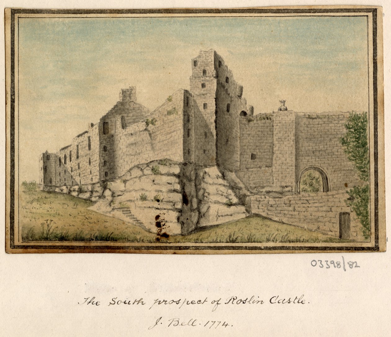 Une série de croquis, vues en Grande-Bretagne, sur le continent et en Amérique 1772-1778 - British School