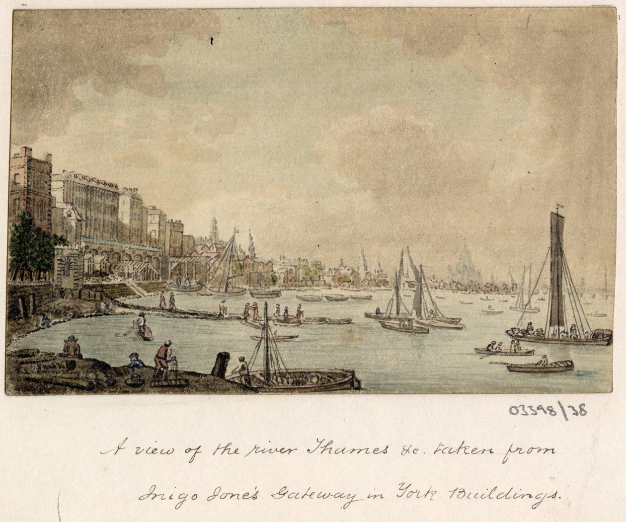 Une série de croquis, vues en Grande-Bretagne, sur le continent et en Amérique 1772-1778 - British School