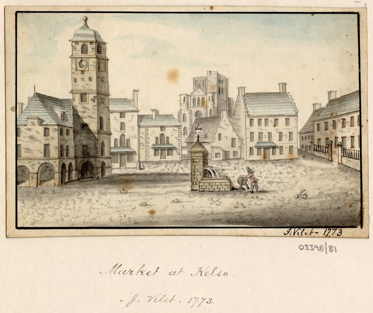 Une série de croquis, vues en Grande-Bretagne, sur le Continent et en Amérique 1772-1778 - British School