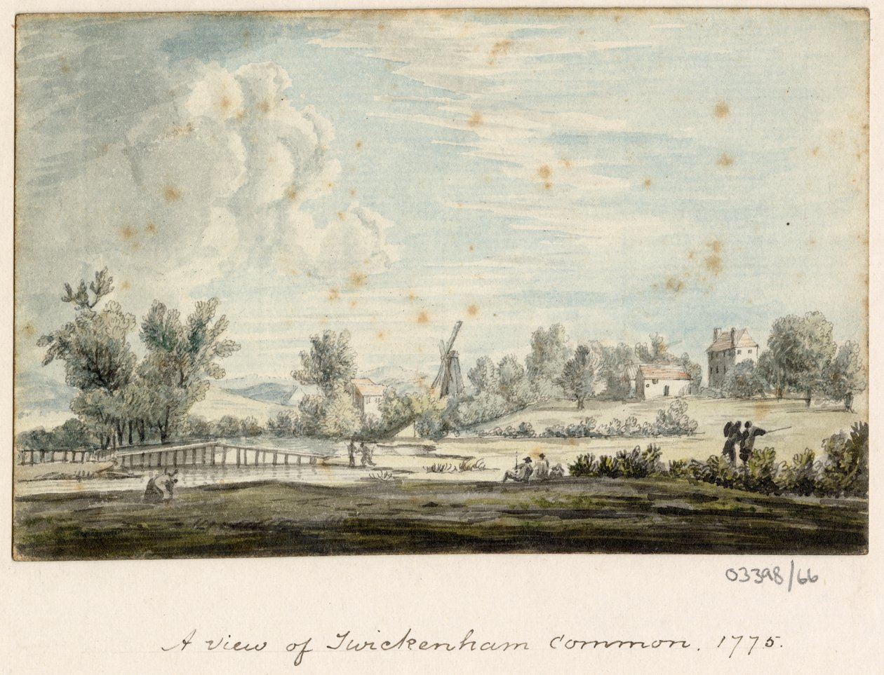 Une série de croquis, vues en Grande-Bretagne, sur le Continent et en Amérique 1772-1778 - British School