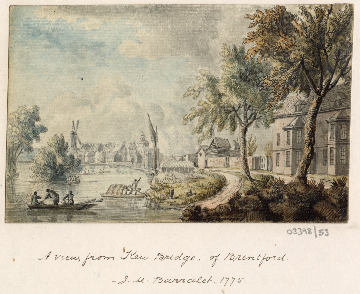 Une série de croquis, vues en Grande-Bretagne, sur le Continent et en Amérique 1772-1778 - British School