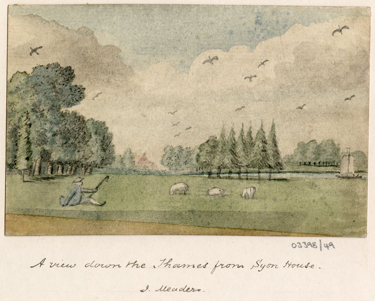 Une série de croquis, vues en Grande-Bretagne, sur le Continent et en Amérique 1772-1778 - British School
