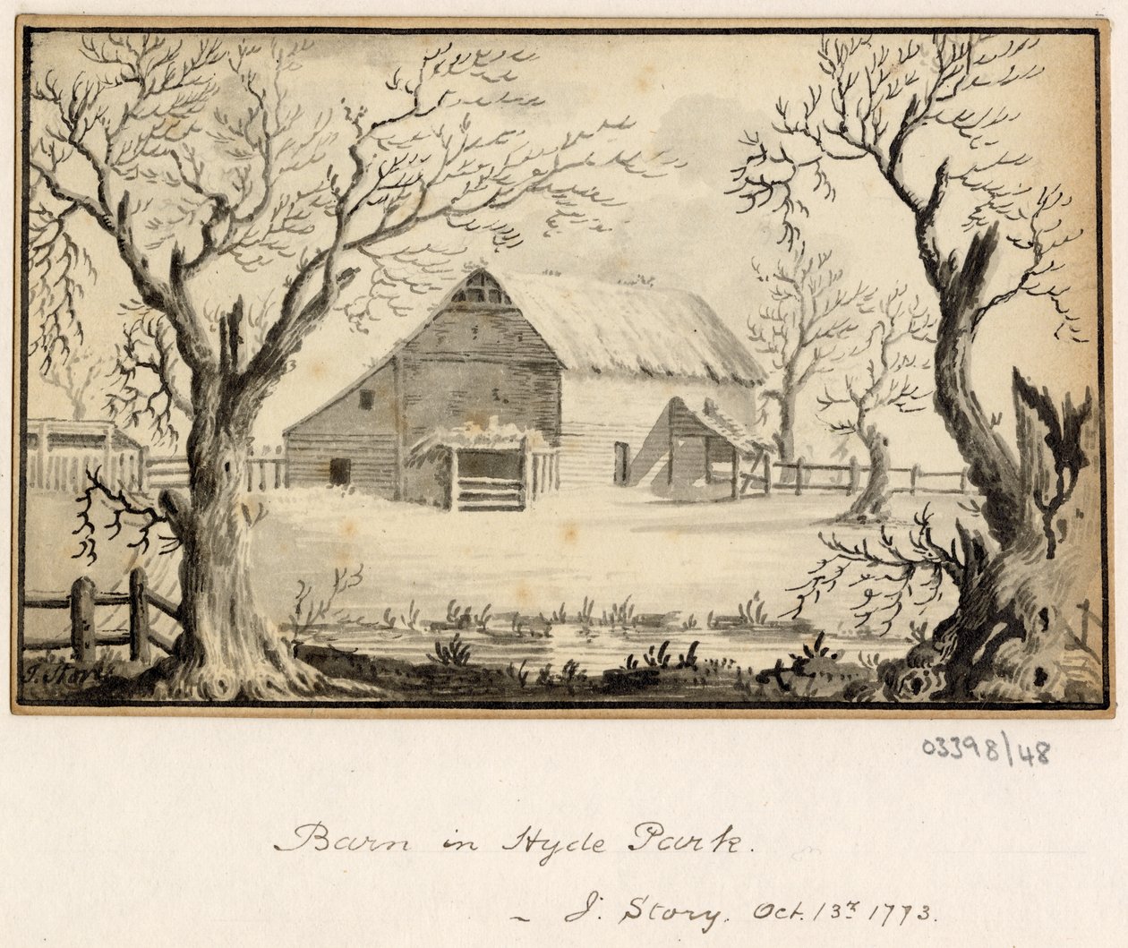 Une série de croquis, vues en Grande-Bretagne, sur le Continent et en Amérique 1772-1778 - British School