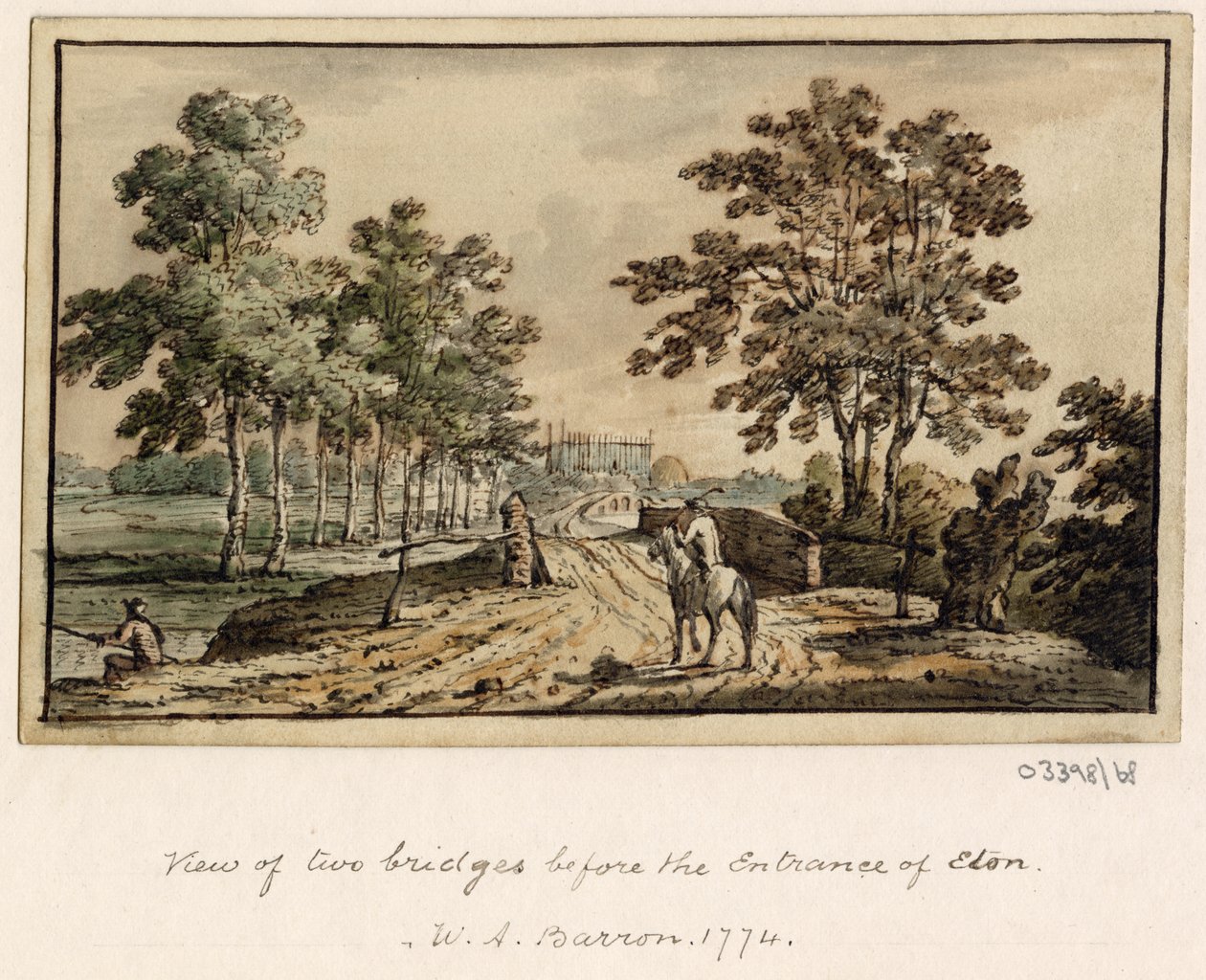 Une série de croquis, vues en Grande-Bretagne, sur le Continent et en Amérique 1772-1778 - British School