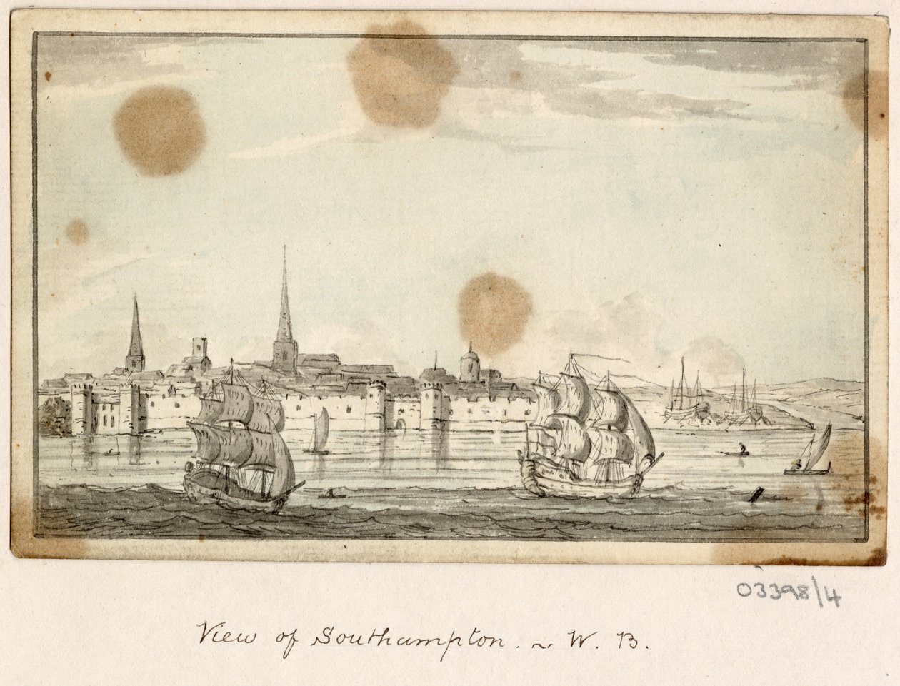 Une série de croquis, vues en Grande-Bretagne, sur le Continent et en Amérique 1772-1778 - British School