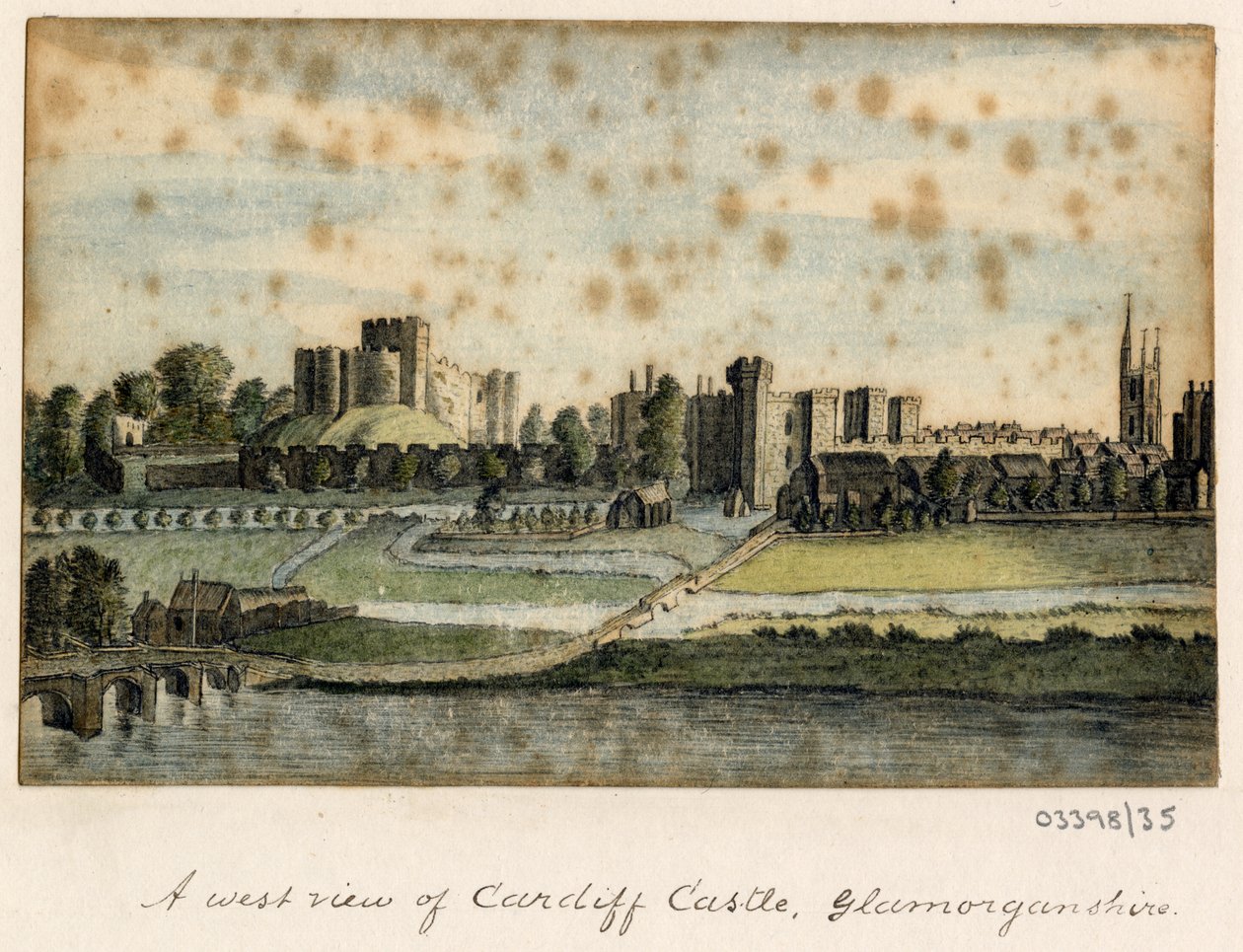 Une série de croquis, vues en Grande-Bretagne, sur le Continent et en Amérique 1772-1778 - British School