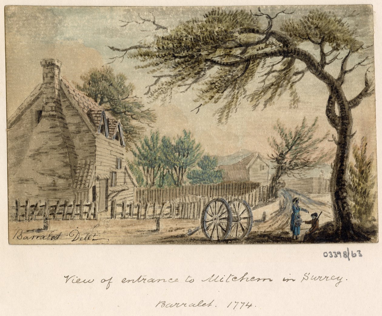 Une série de croquis, vues en Grande-Bretagne, sur le continent et en Amérique 1772-1778 - British School