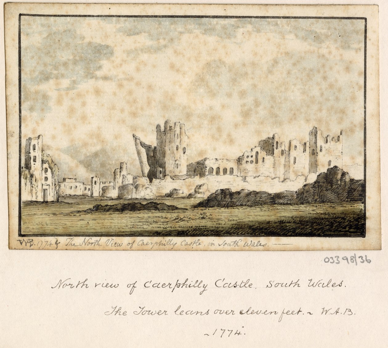 Une série de croquis, vues en Grande-Bretagne, sur le continent et en Amérique 1772-1778 - British School