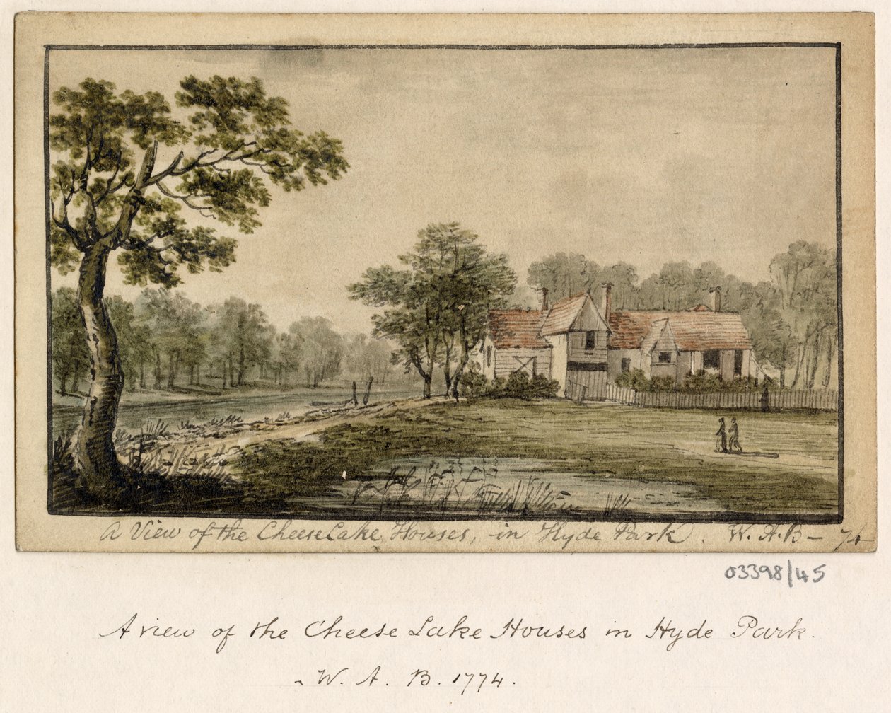 Une série de croquis, vues en Grande-Bretagne, sur le continent et en Amérique 1772-1778 - British School