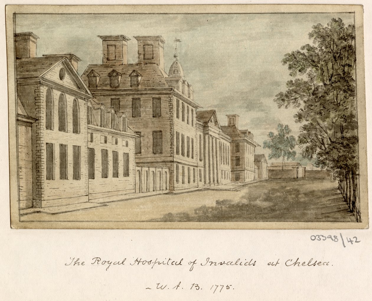 Une série de croquis, vues en Grande-Bretagne, sur le Continent et en Amérique 1772-1778 - British School