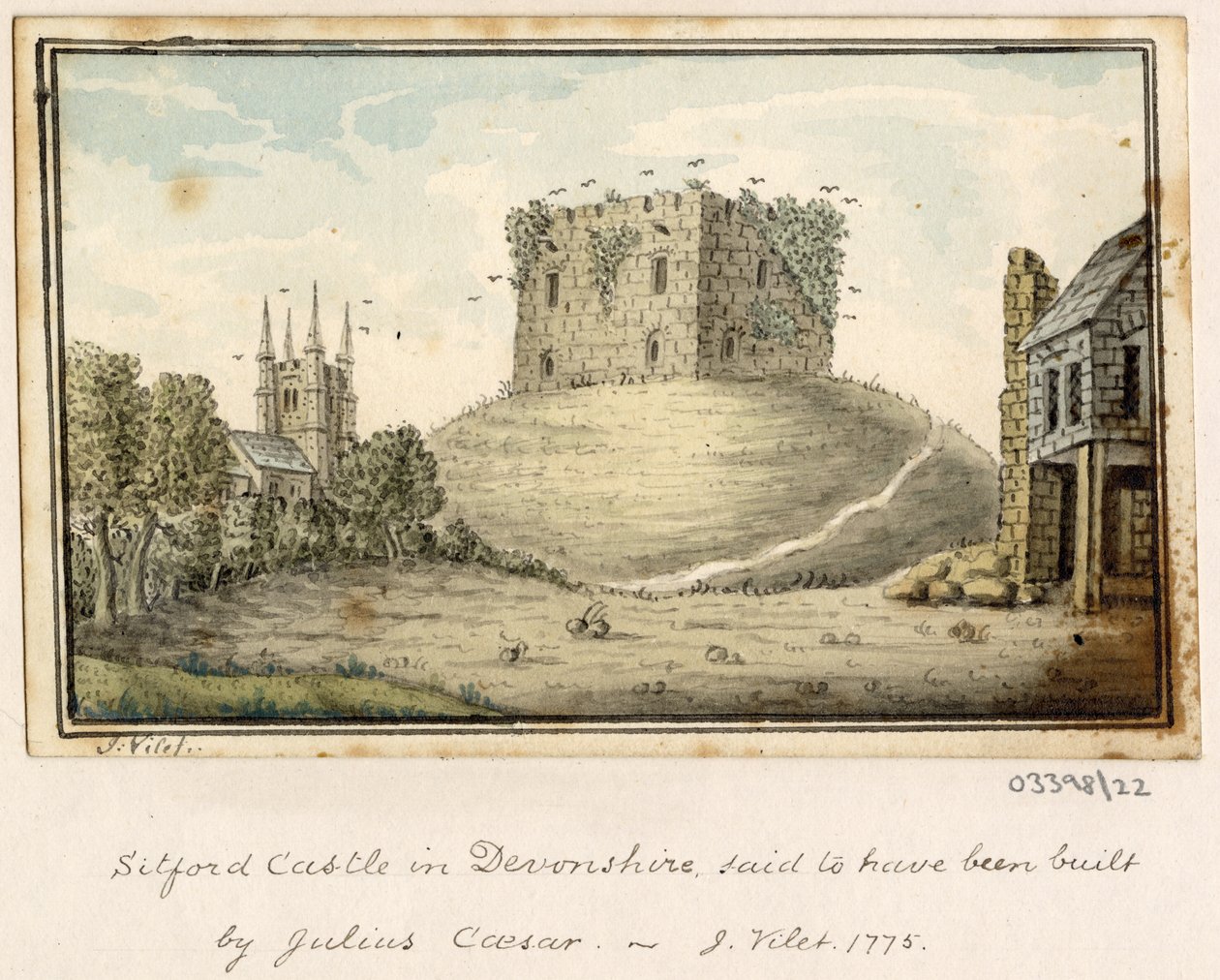 Une série de croquis, vues en Grande-Bretagne, sur le Continent et en Amérique 1772-1778 - British School