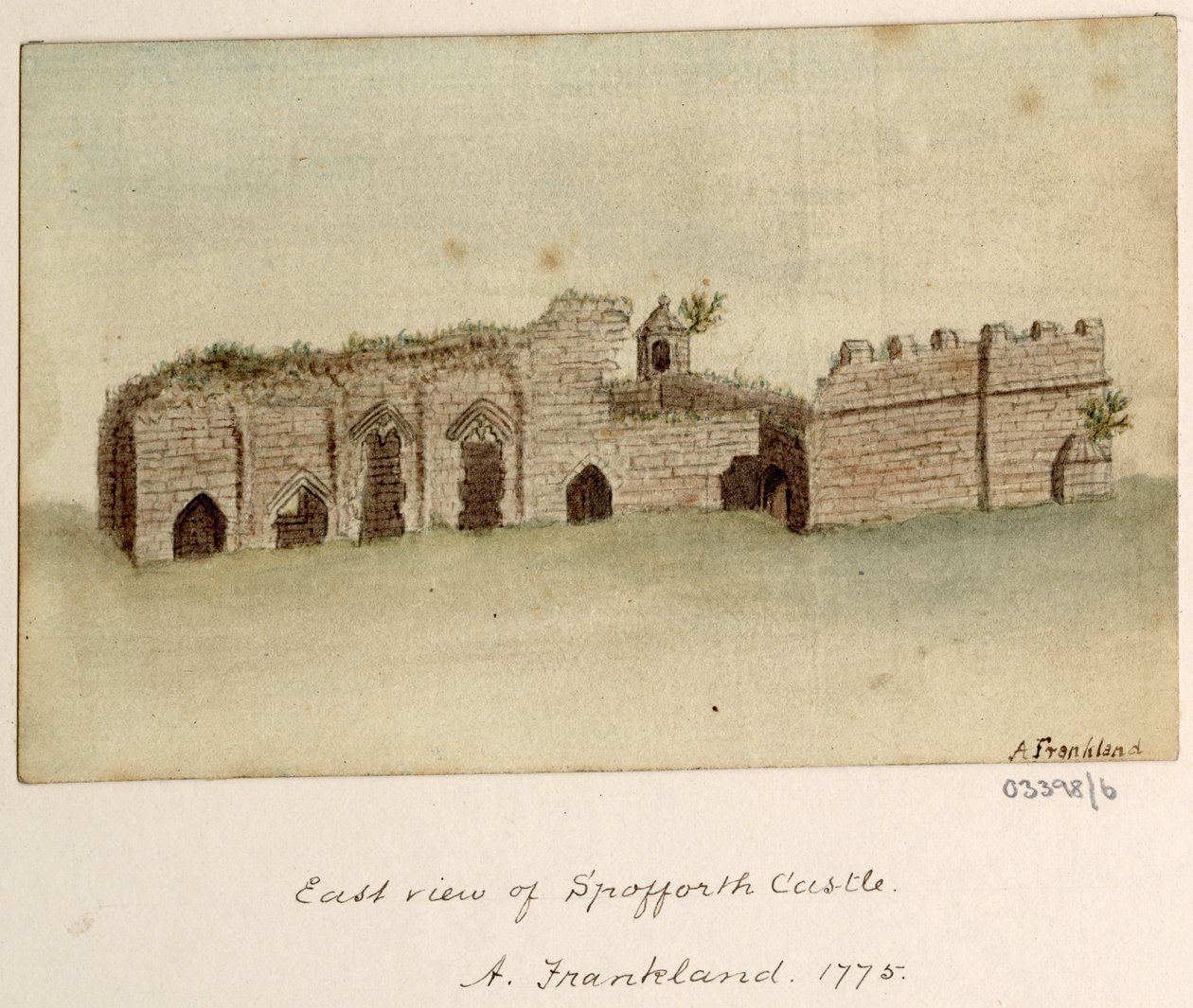 Une série de croquis, vues en Grande-Bretagne, sur le Continent et en Amérique 1772-1778 - British School