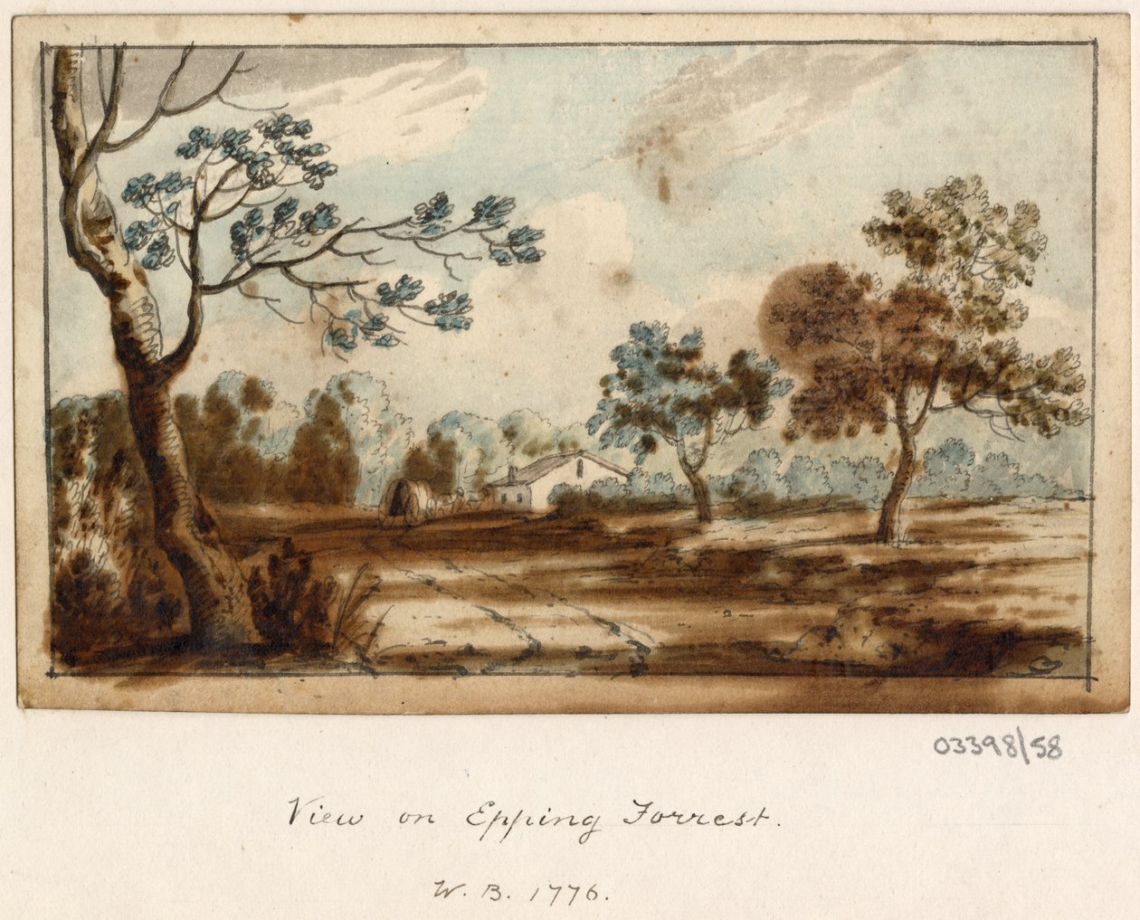 Une série de croquis, vues en Grande-Bretagne, sur le Continent et en Amérique 1772-1778 - British School