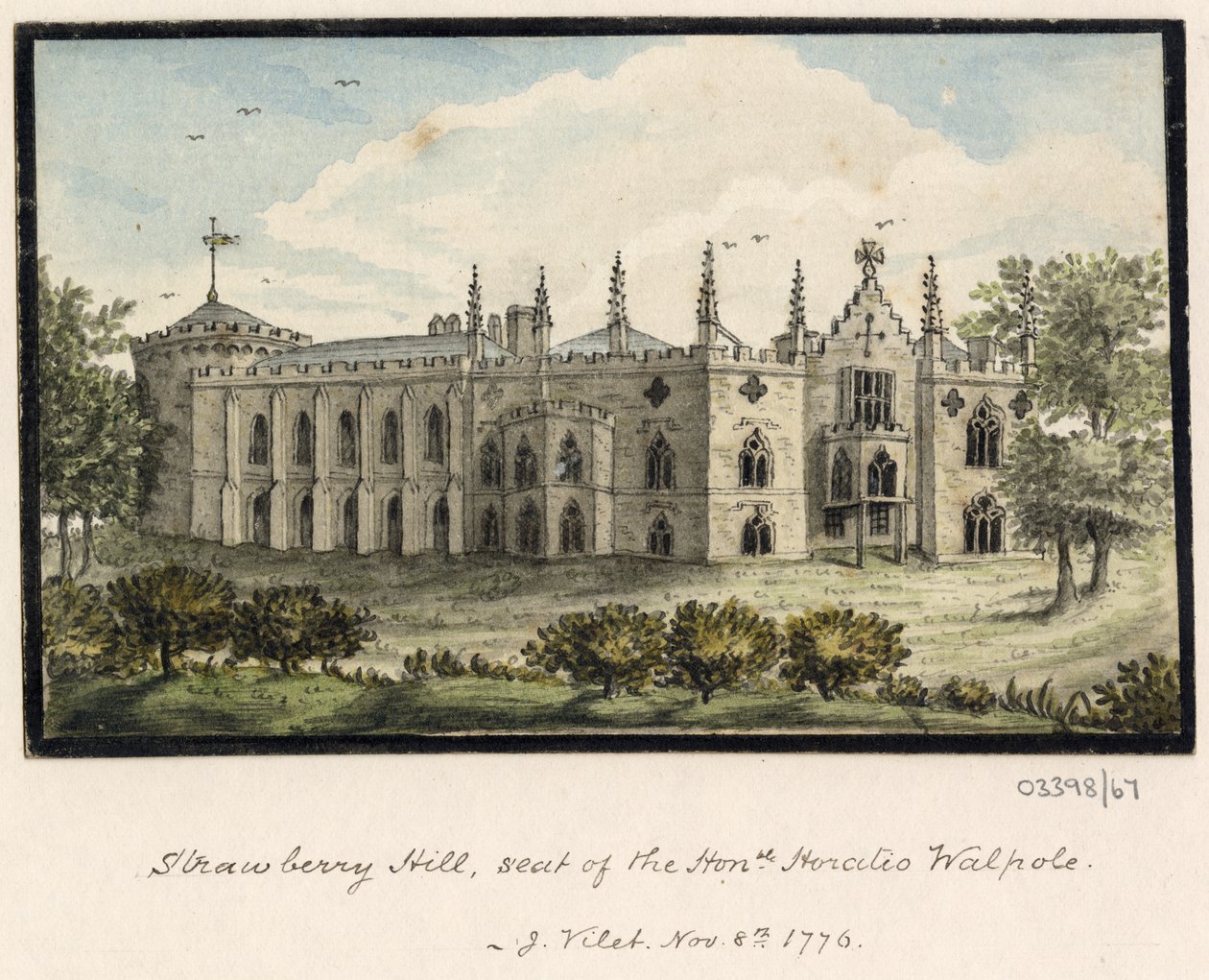 Une série de croquis, vues en Grande-Bretagne, sur le Continent et en Amérique 1772-1778 - British School