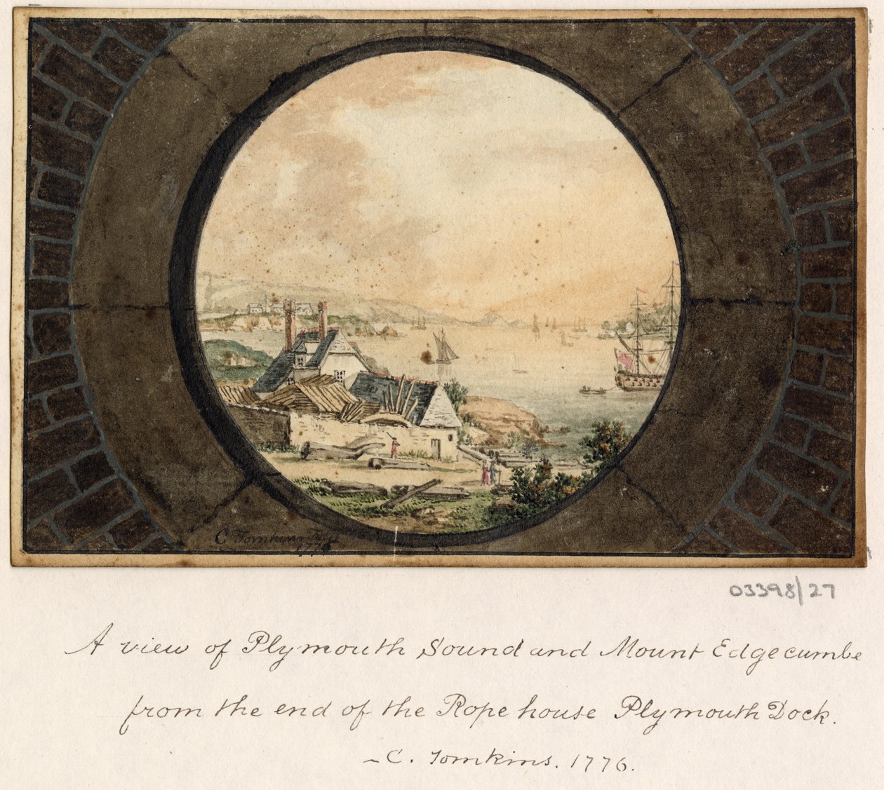 Une série de croquis, vues en Grande-Bretagne, sur le Continent et en Amérique 1772-1778 - British School