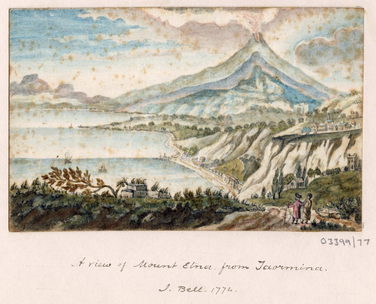 Une série de croquis, vues en Grande-Bretagne, sur le continent et en Amérique 1772-1778 - British School