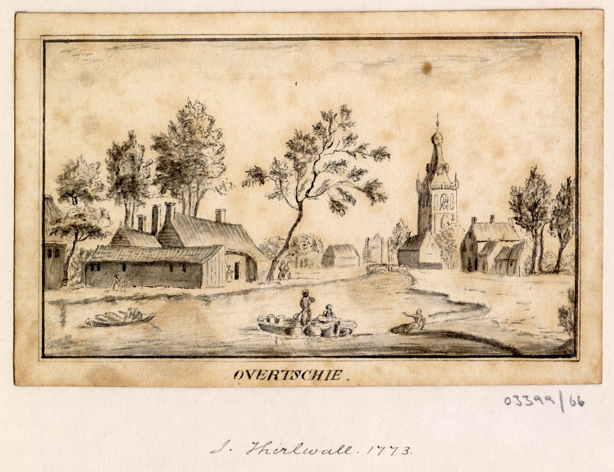 Une série de croquis, vues en Grande-Bretagne, sur le continent et en Amérique 1772-1778 - British School