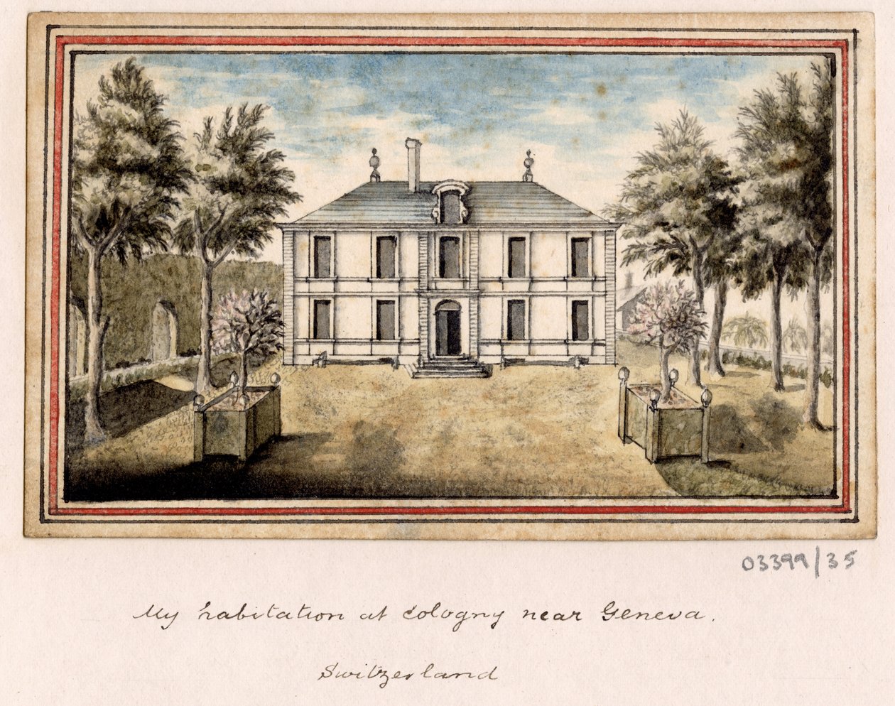 Une série de croquis, vues en Grande-Bretagne, sur le Continent et en Amérique 1772-1778 - British School