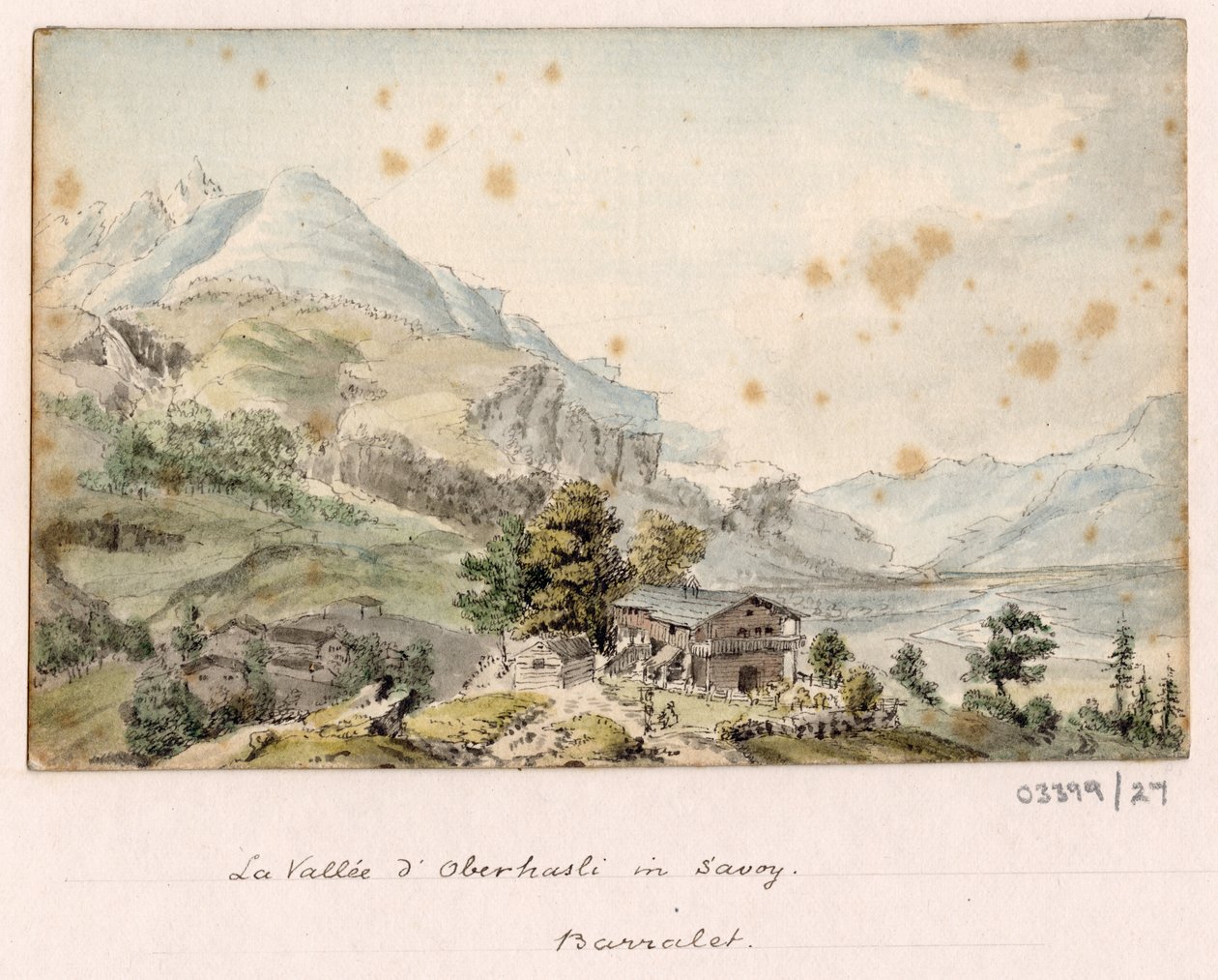 Une série de croquis, vues en Grande-Bretagne, sur le Continent et en Amérique 1772-1778 - British School