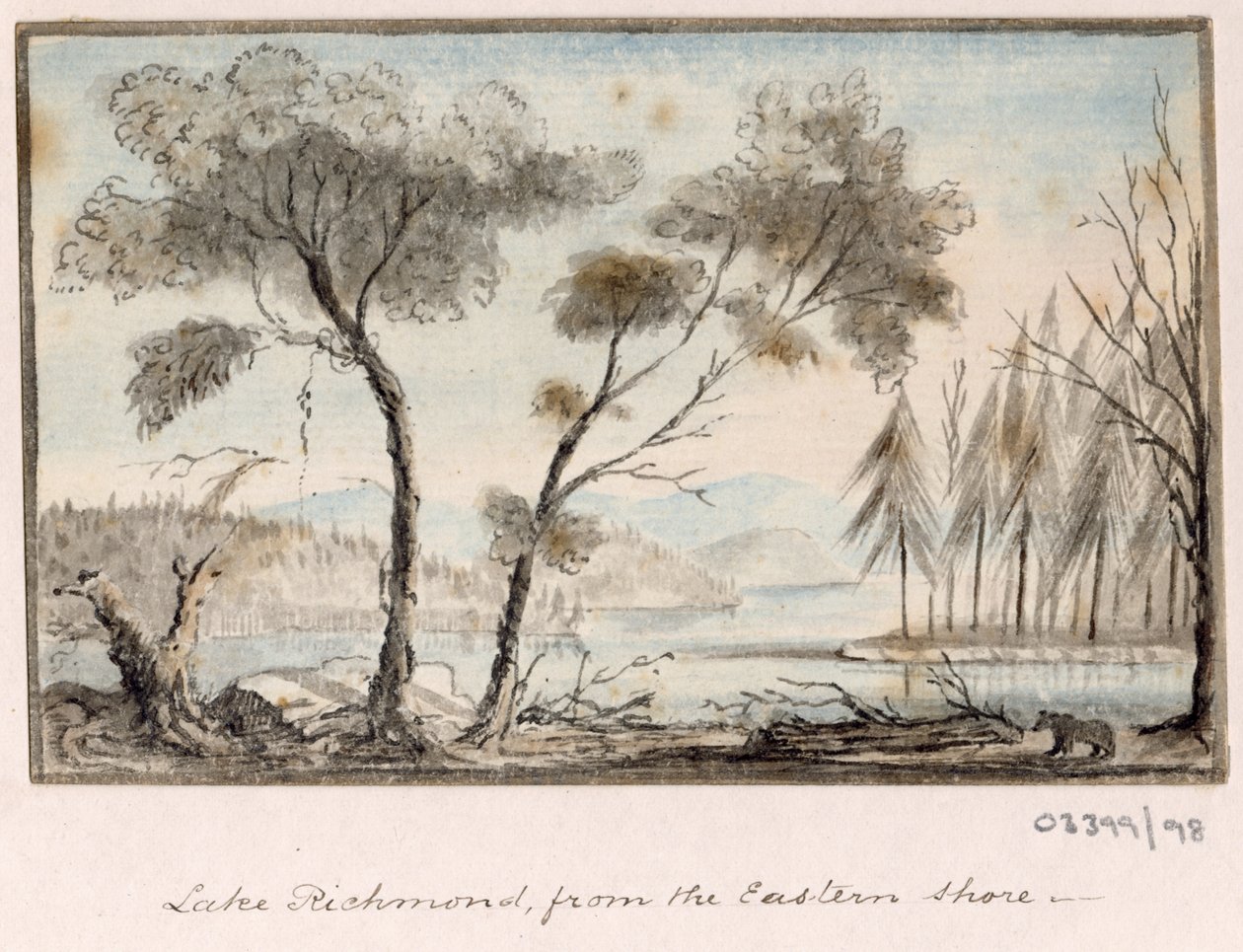 Une série de croquis, vues en Grande-Bretagne, sur le Continent et en Amérique 1772-1778 - British School