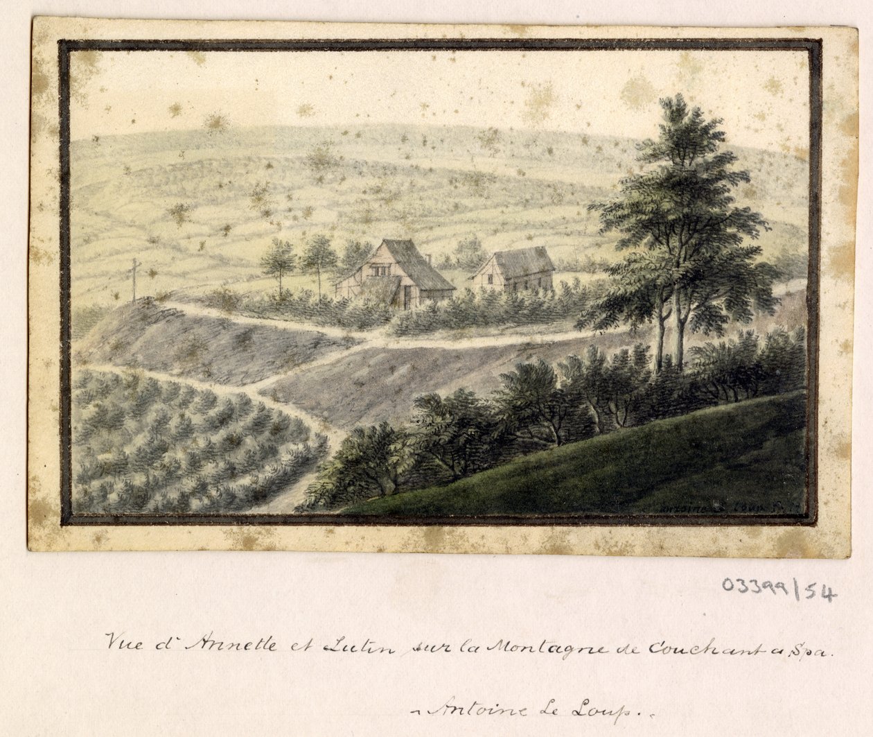 Une série de croquis, vues en Grande-Bretagne, sur le Continent et en Amérique 1772-1778 - British School