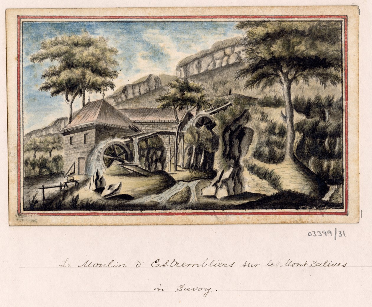 Une série de croquis, vues en Grande-Bretagne, sur le Continent et en Amérique 1772-1778 - British School