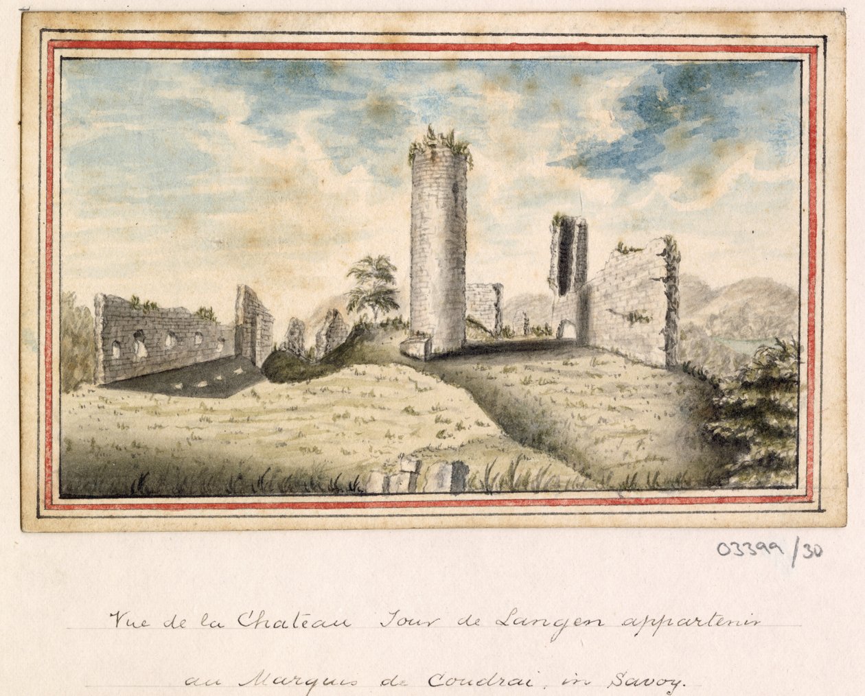 Une série de croquis, vues en Grande-Bretagne, sur le Continent et en Amérique 1772-1778 - British School