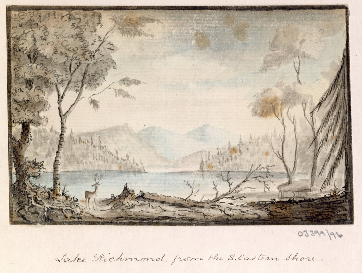 Une série de croquis, vues en Grande-Bretagne, sur le continent et en Amérique 1772-1778 - British School