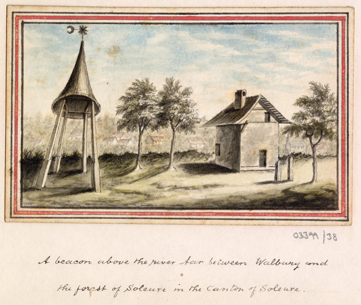 Une série de croquis, vues en Grande-Bretagne, sur le continent et en Amérique 1772-1778 - British School