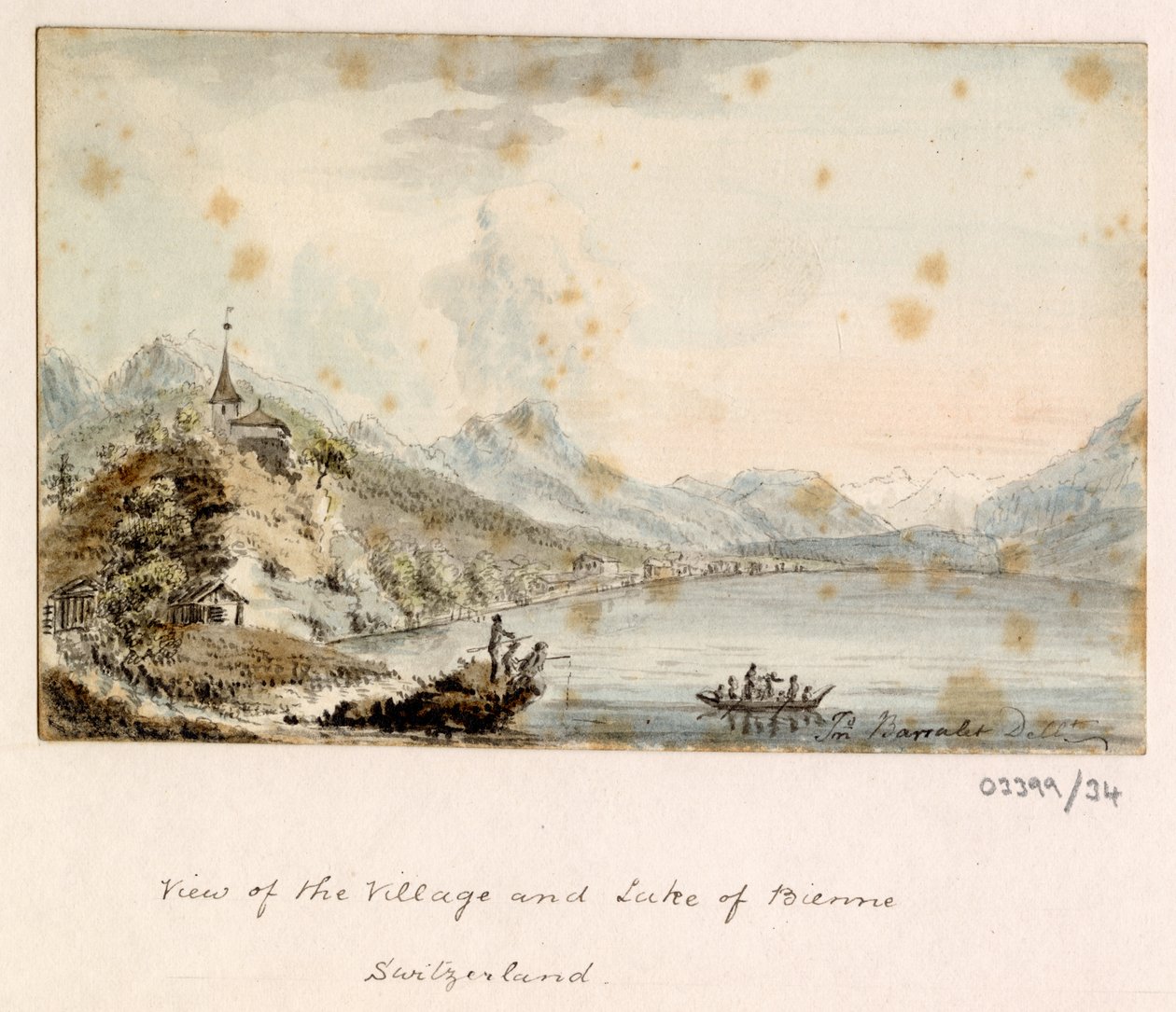 Une série de croquis, vues en Grande-Bretagne, sur le continent et en Amérique 1772-1778 - British School