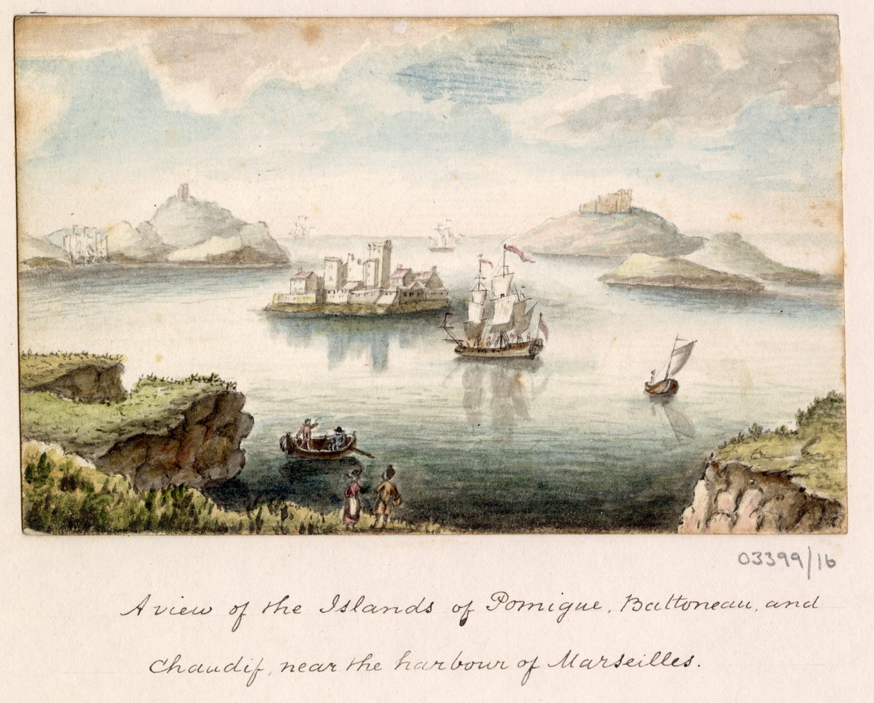 Une série de croquis, vues en Grande-Bretagne, sur le continent et en Amérique 1772-1778 - British School