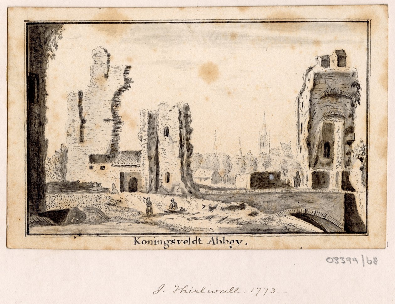 Une série de croquis, vues en Grande-Bretagne, sur le continent et en Amérique 1772-1778 - British School