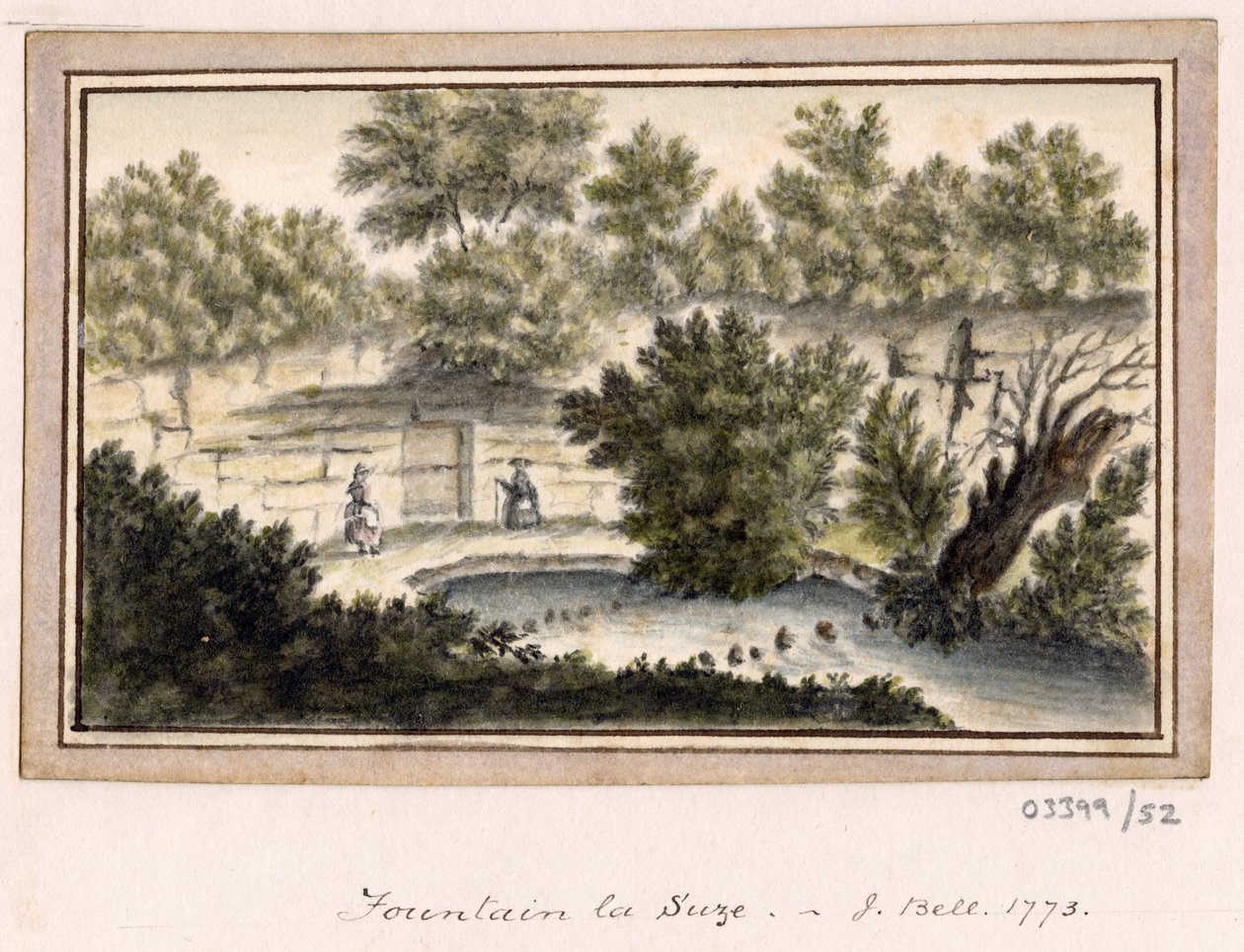 Une série de croquis, vues en Grande-Bretagne, sur le Continent et en Amérique 1772-1778 - British School